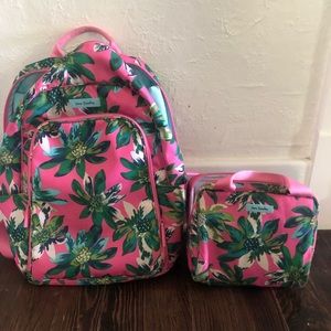Vera Bradley backpack and lunchbox